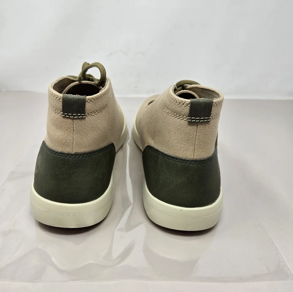 Timberland Men's Earthkeeper Chukka Boots Sz 11.5 Tan Canvas Green Ashwood Park